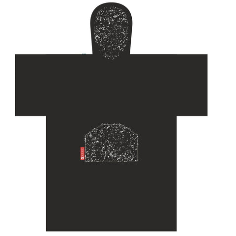 MADNESS Poncho Svart