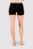 Hannah Hot Pants Logo Black