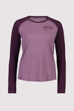 Womens Icon Raglan Varsity Wine/Mauve