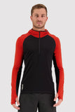 Mens Temple Tech Hood CAMO AND RETRO RED