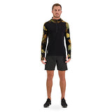 Mens Temple Tech Hood CAMO AND RETRO RED