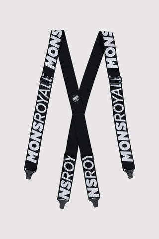 Unisex Afterbang Suspenders Logo Black/White