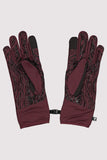 AMP Wool Fleece Glove VLU Wine