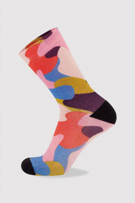 Atlas Crew Socks Bike Art