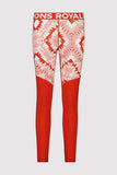 Womens Cascade Merino Flex 200 Legging  RED-CAMO COLORS