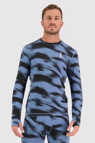 Mens Cascade Merino Flex 200 LS Blue Motion