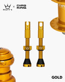 Peaty's x Chris King MK2 Tubeless Valves 42mm-Allir litir