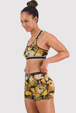 Womens Hannah Hot Pant Floral Camo