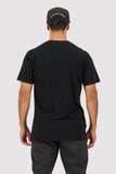 Icon T Shirt Black Art Lines