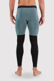Mens Olympus Legging Logo Burnt Sage/Black