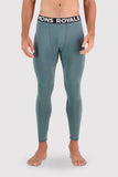 Mens Olympus Legging Logo Burnt Sage/Black