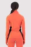 Womens Olympus 3.0 Half Zip Lock Up High Vis