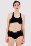 Sierra Sports Bra Logo Black