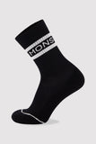 Signature Crew Socks Black/White