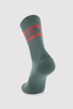 Signature Crew Socks Burnt Sage/Terracotta