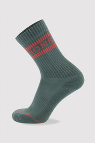 Signature Crew Socks Burnt Sage/Terracotta